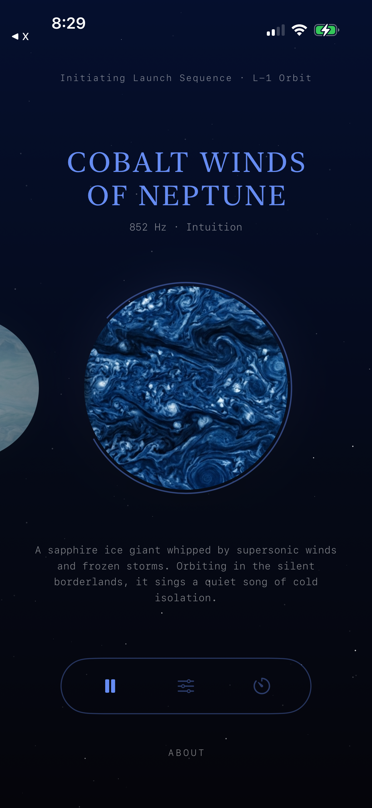 Cobalt Winds of Neptune